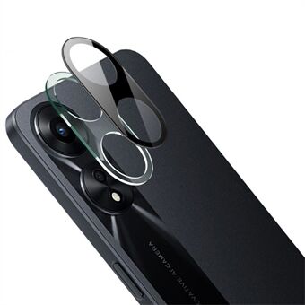 IMAK For Oppo A58 5G Protective Tempered Glass Lens Film + Acrylic Lens Cap Ultra Clear Camera Lens Protector (Black Version)