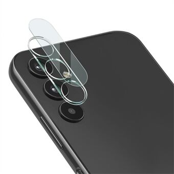 IMAK for Samsung Galaxy A34 5G Ultra Clear Camera Lens Protector Anti-abrasion Scratch-proof Integrated Tempered Glass Lens Film + Acrylic Lens Cap
