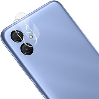 IMAK For Samsung Galaxy A04e 4G / M04 4G Camera Lens Protector Scratch-proof Integrated Tempered Glass Ultra Clear Lens Film + Acrylic Lens Cap