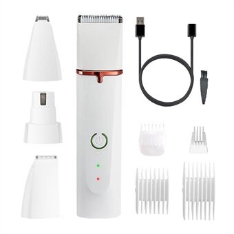 HD2050 4 in 1 Pet Electric Hair Trimmer with 4 Blades Grooming Clipper Nail Grinder Tool Kit