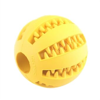 5cm TPR Pet Squeaky Toy for Puppy Dog Chew Toy Teething Teeth Cleaning Ball Tool for Food Treat Dispensing (BPA-free, No FDA Certified), Size: S