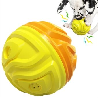 YSQ-03 TPR Pet Squeaky Toy with Sound for Puppy Dog Chew Toy Teething Teeth Cleaning Ball Tool for Food Treat Dispensing