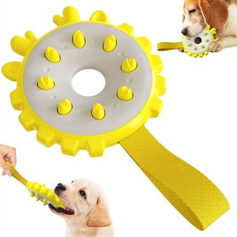 YH-01 Round Ring Shape Pet Dog Teeth Cleaning Chewing Bite Toy Playing Catch Interactive Toy