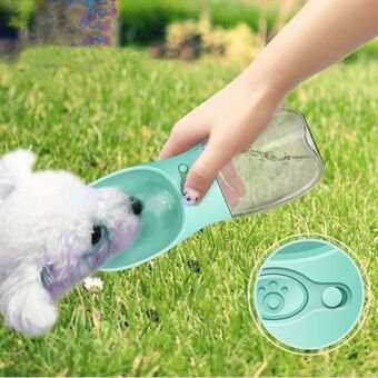 350ML Pet Feeding Water Bottle Leakproof Outdoor Travel Dog Drinking Water Bottle - Blue