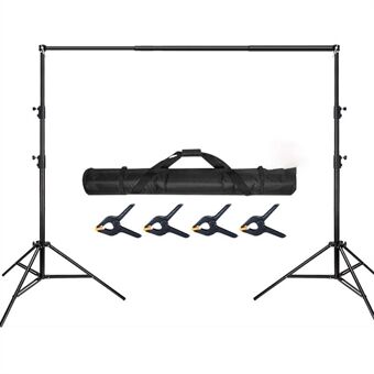 2.88x3m Photography Backdrop Stand Video Shooting Background Adjustable Support Stand Kit for Photo Video Studio