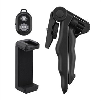 Vlog Shooting Mobile Phone Holder + Desktop Tripod with Remote Shutter Controller for iOS Android