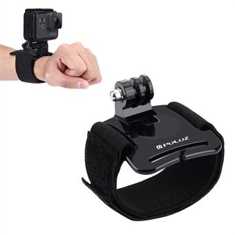 PULUZ PU93 Adjustable Wrist Strap Mount for GoPro HERO5/4/3+/3/2/1 - Black