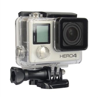 Waterproof Frame Housing Protective Cover for GoPro Hero 3+ / 4 Action Camera - Transparent