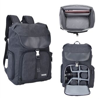 CADEN M8 for Nikon Canon Sony DSLR Camera Lens Tripod Backpack Shockproof Canvas Shoulder Bag