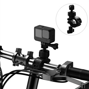 TELESIN DJ-HBM-001 360° Rotation Holder Bike Bicycle Motorcycle Handlebar Mount for GoPro Insta360 Osmo Action Mobile Phone