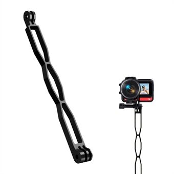 20cm Aluminum Alloy Extension Arm Mount Bracket Rod for GoPro Hero 10/9/8 / Insta360 One R/ DJI Action Camera