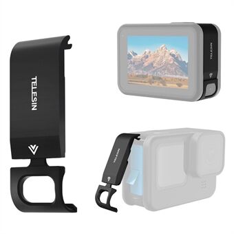 TELESIN GP-CLC-902 Metal Frame Battery Side Cover with Charging Hole for GoPro Hero 9