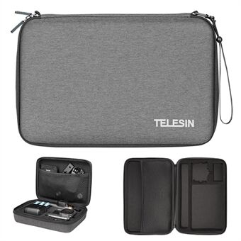 TELESIN GP-PRC-311 Large Size Portable Shockproof Camera Carrying Case Zipper Storage Bag with Wrist Strap for GoPro Hero 10/9