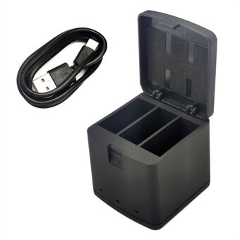 AT1271 3-Channel USB Charger Battery Charging Station with LED Indicator for GoPro Hero 9/10