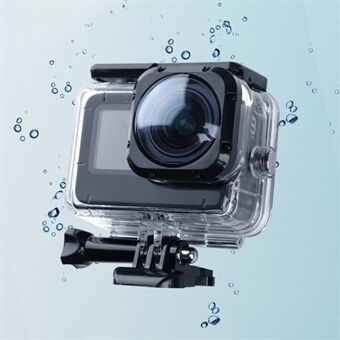 AT1269 45m Underwater Diving Shell Camera Protective Waterproof Housing Case with Wide Angle MAX Lens for GoPro Hero 10/9