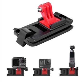 SUNNYLIFE TY-Q9261 Sports Camera Backpack Clip Mount Adapter for DJI Action 2/GoPro 10/Insta360 One R