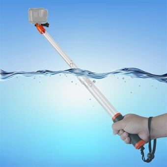 TELESIN GP-MNP-T01 For GoPro Action Camera Waterproof Handheld Transparent Selfie Stick Floaty Monopod