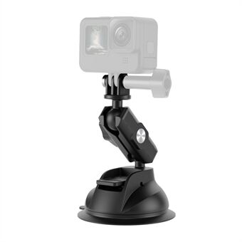 TELESIN Universal Rotatable Camera Stand Suction Cup Bracket for GoPro Action Camera Mobile Phone