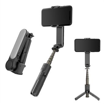 L09 Bluetooth Selfie Stick Tripod Gimbal Stabilizer with Dimmable Fill Light Extendable Remote Shutter Monopod