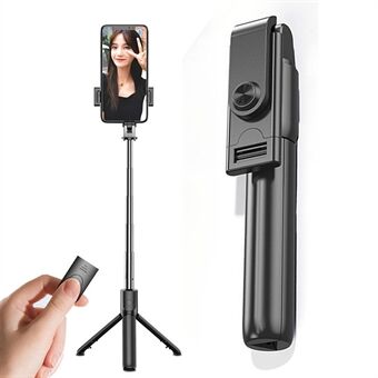 S02 Portable Bluetooth Remote Control Mobile Phone Holder Tripod Live Streaming Extendable Selfie Stick