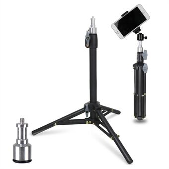 8805 60cm SPCC Steel Light Photography Tripod Stand Mini 2-Section Portable Photo Video Tripod Stand
