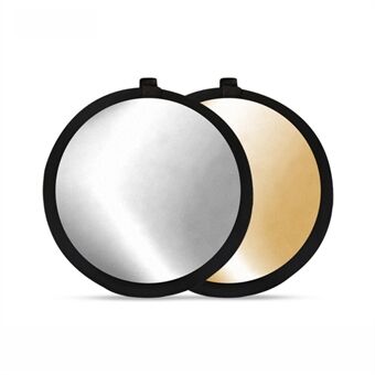 2-in-1 Pocket Reflector Super Portable Tiny Reflector 30cm Collapsible Multi-Disc Photography Light Reflector Diffuser