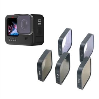 Optical Glass ND16 Lens Filter Lens Protector Filter Neutral Density Lens for GoPro Hero 9 Black