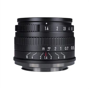 7ARTISANS 35mm F1.4 Wide Angle Lens APS-C Large Aperture Manual Focus Camera Lens for Sony E/Nikon Z/Canon EOS M/Fuji X