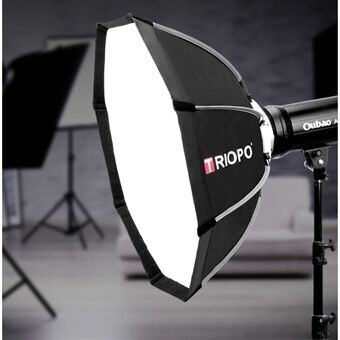 TRIOPO K65 65cm Portable Foldable Softbox Lantern Speedlite Flash Light Diffuser Soft LED Light Box