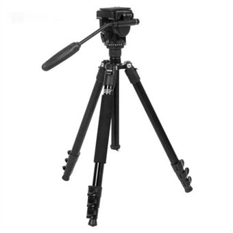 TRIOPO K2808+HY-350 Heavy Duty Tripod Kit with Damping Hydraulic Video Pan Tilt Head for Camera Camcorder