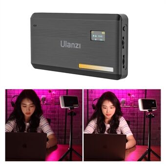 ULANZI VIJIM VL200 Bi-Color LED Video Light Dimmable 2500K-9000K Camera Fill Light Panel Photography Lighting