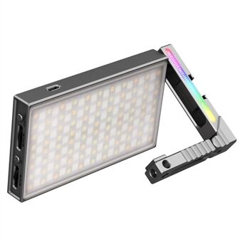VIJIM R70 RGB LED Video Light with Adjustable Bracket Mount DSLR SLR Camera Light 2700-8500K
