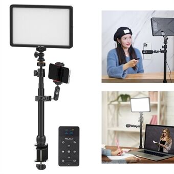 ULANZI VIJIM K12 Pro LED Panel Light with Stand and Remote Control for Video Conference Live Streaming Photography Lighting Kit
