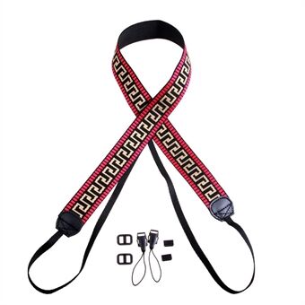 JN-CZ For Canon / Sony / Fujifilm Camera Shoulder Strap Colored Pattern Printing Hanging Rope Universal Camera Carrying Strap