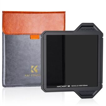 K&F CONCEPT SKU.1873 Waterproof True Color ND64 Square Lens Filter 100x100x2mm Multi-Layer Coating HD Clear 6-Stop Aperture Camera Lens ND Filter