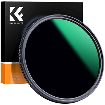 K&F CONCEPT KF01.1361 82mm ND8-ND2000 ND Filter for Camera Lens 9-Stop Adjustable Neutral Density Multi-Coated Filter Waterproof Lens Filter