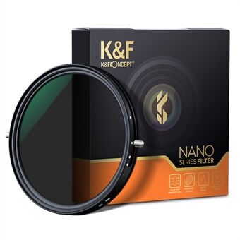 K&F CONCEPT KF01.1143 82mm Variable Fader ND2-ND32+CPL Circular Polarizing Filter 2-in-1 for Camera Lens No X Spot Coated Filter