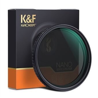 K&F CONCEPT KF01.1135 82mm Variable Fader ND2-ND32 Filter for Camera Lens No X Spot HD Neutral Density Filter with 28-Layer Coating