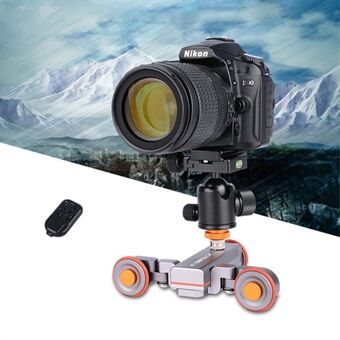 L4 Auto Dolly Wireless Remote Control Wheel Pulley Car Rail Track Slider for DSLR Camera/Mobile Phone