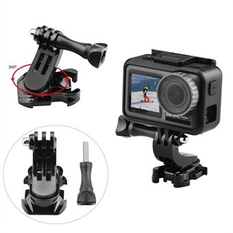 360° Rotating J-hook Fixed Base Vertical Surface Mount Adapter for Osmo Action/GoPro Hero 8 7 5 Sports Camera Accessories