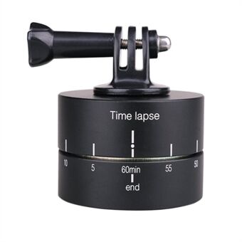 360 Degree Panoramic Rotating Time Lapse Stabilizer Tripod Adapter for Gopro DSLR Camera