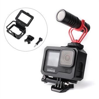 Protective Frame Housing Cage Shell Cold Shoe Mount for Gopro Hero 9 (EWB8216) Sports Camera Accessories