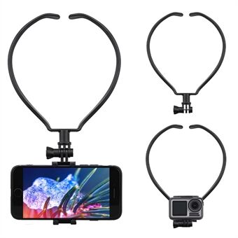 EWB8865 270 Degrees Adjustment Neck Hanging Self Timer Mobile Phone Bracket for First Viewing Angle