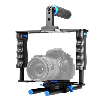 YELANGU C2 SLR Metal Frame Cage Camera Equipment Kit Shock Absorber Stabilizer for Micro Film Making