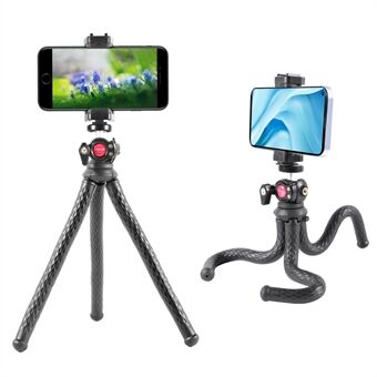 ULANZI U-Select FT-01 Mobile Phone Clip + Octopus Tripod with 360 Degree Ball Head for Cellphone SLR Action Cameras