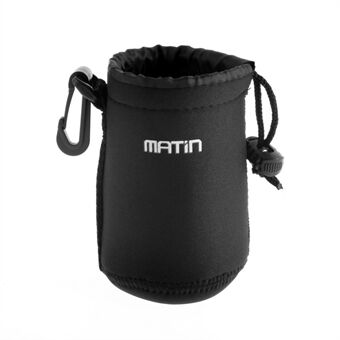 MATIN DSLR Camera Lens Pouch Drawstring Neoprene Protective Bag, Size L