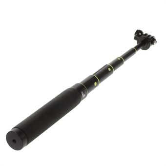 80cm Extended Handheld Selfie Monopod Pole with Wrist Strap for GoPro Hero 4/3+/3/2/1 - Black