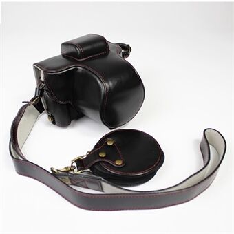 PU Leather Half Camera Case Cover for Fujifilm Fuji X-T200