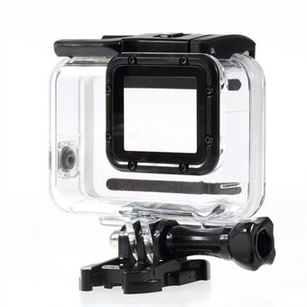 Waterproof Housing Case with Touchable Back Door for GoPro Hero 7 White / Silver
