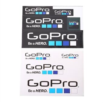 9Pcs/Set for GoPro Hero Camera Decals Stickers Graphic Adhesive Set